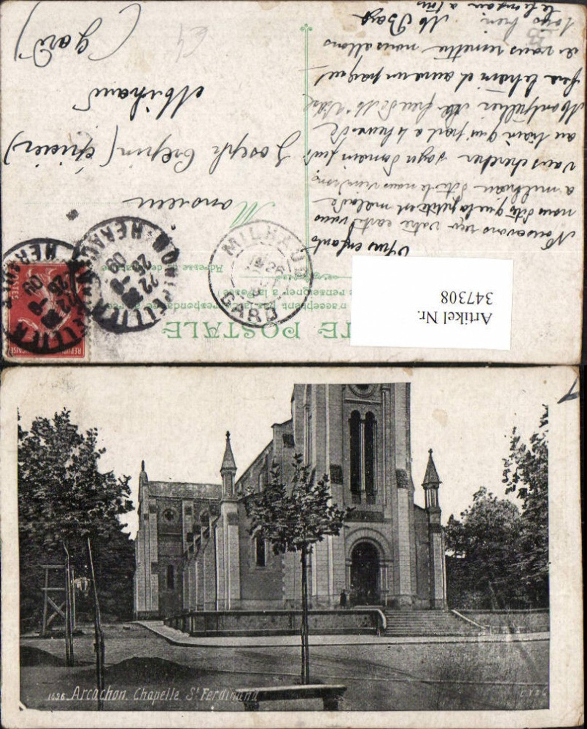 347308,Aquitanien Gironde Arcachon Chapelle St. Ferdinand Kirche