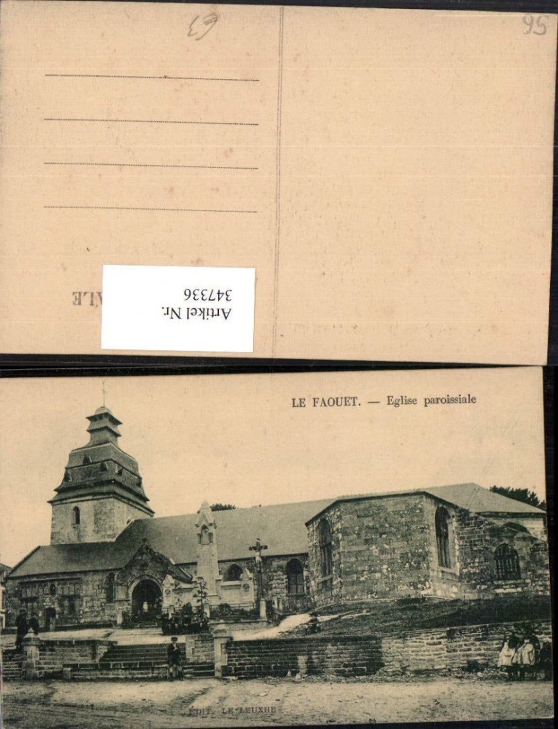 347336,Bretagne Morbihan Le Faouet Eglise paroissiale Kirche