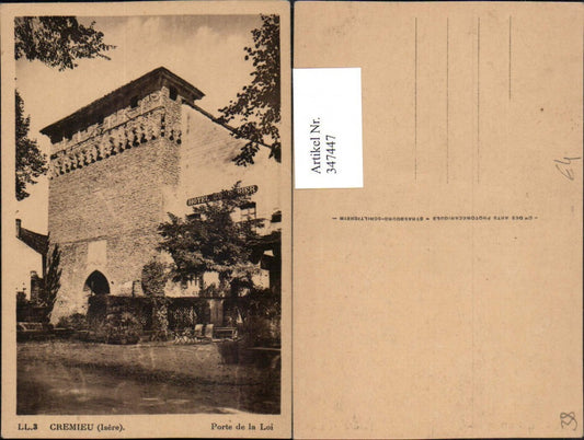 347447,Rhone-Alpes Isere Cremieu Porte de la Loi Tor Turm Hotel