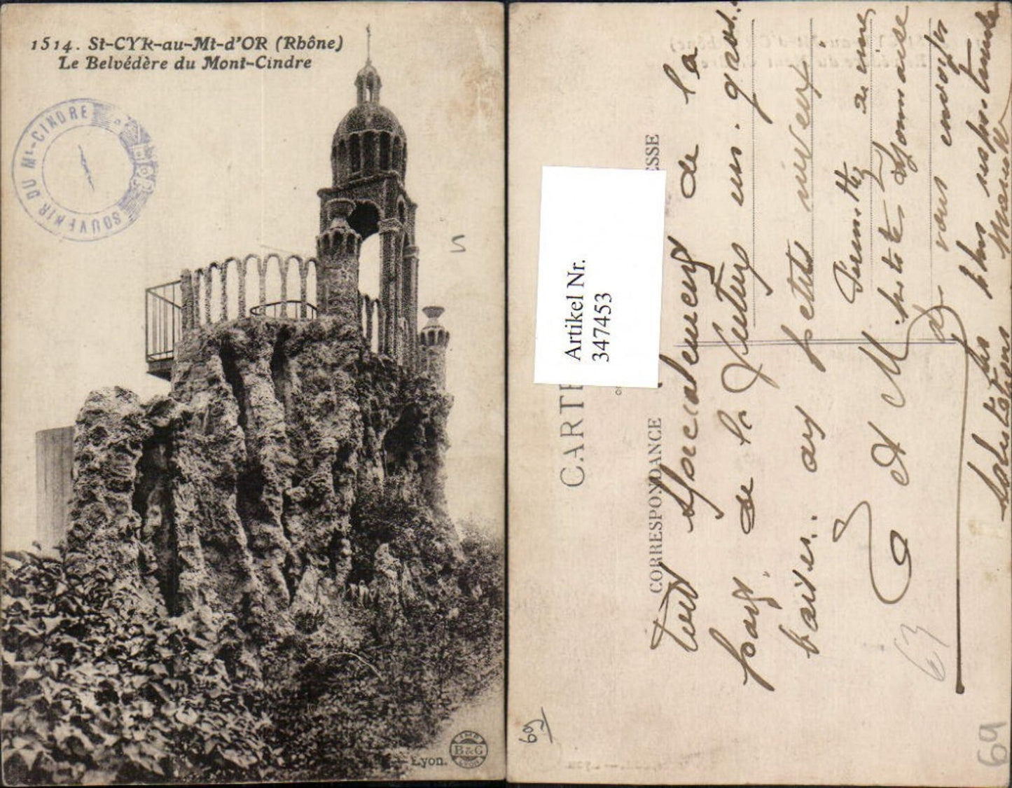 347453,Rhone-Alpes Rhone St-Cyr-au-Mt-d'Or Le Belvedere du Mont-Cindre