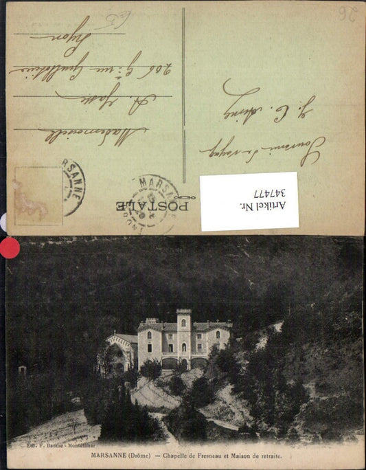 347477,Rhone-Alpes Drome Marsanne Chapelle de Fresneau et Maison de retraite
