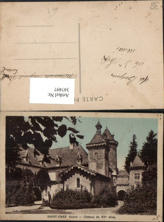 347497,Rhone-Alpes Isere Saint-Chef Chateau Schloss