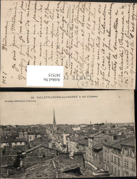 347515,Rhone-Alpes Rhone Villefranche-sur-Saone a vol d'oiseau Totale