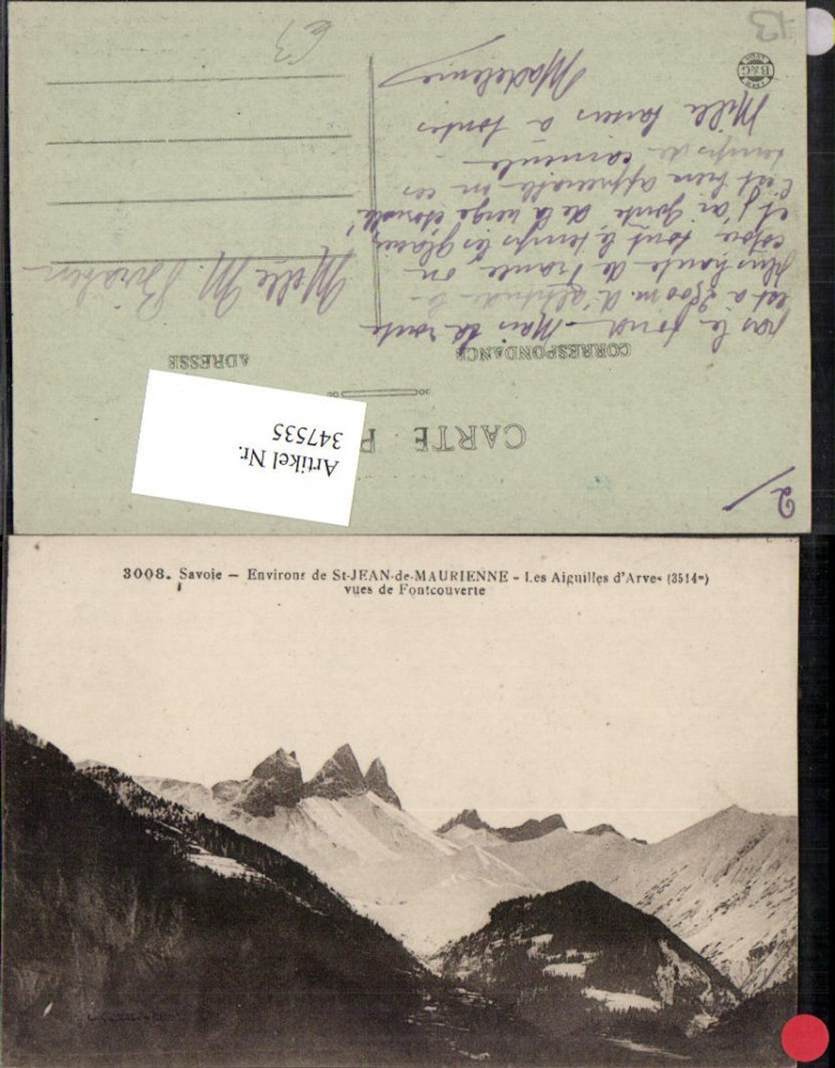 347535,Rhone-Alpes Savoie St-Jean-de-Maurienne Les Aiguilles d'Arve Bergkulisse