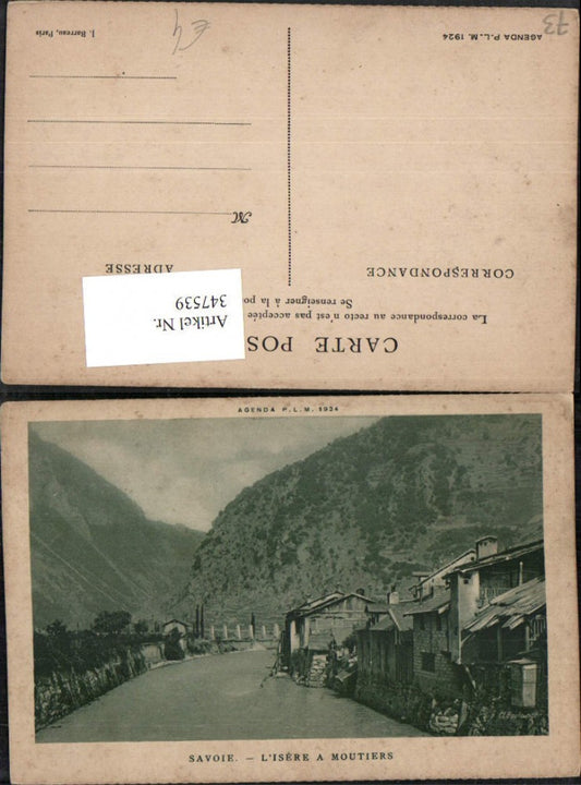 347539,Rhone-Alpes Savoie l'Isere a Moutiers Fluss