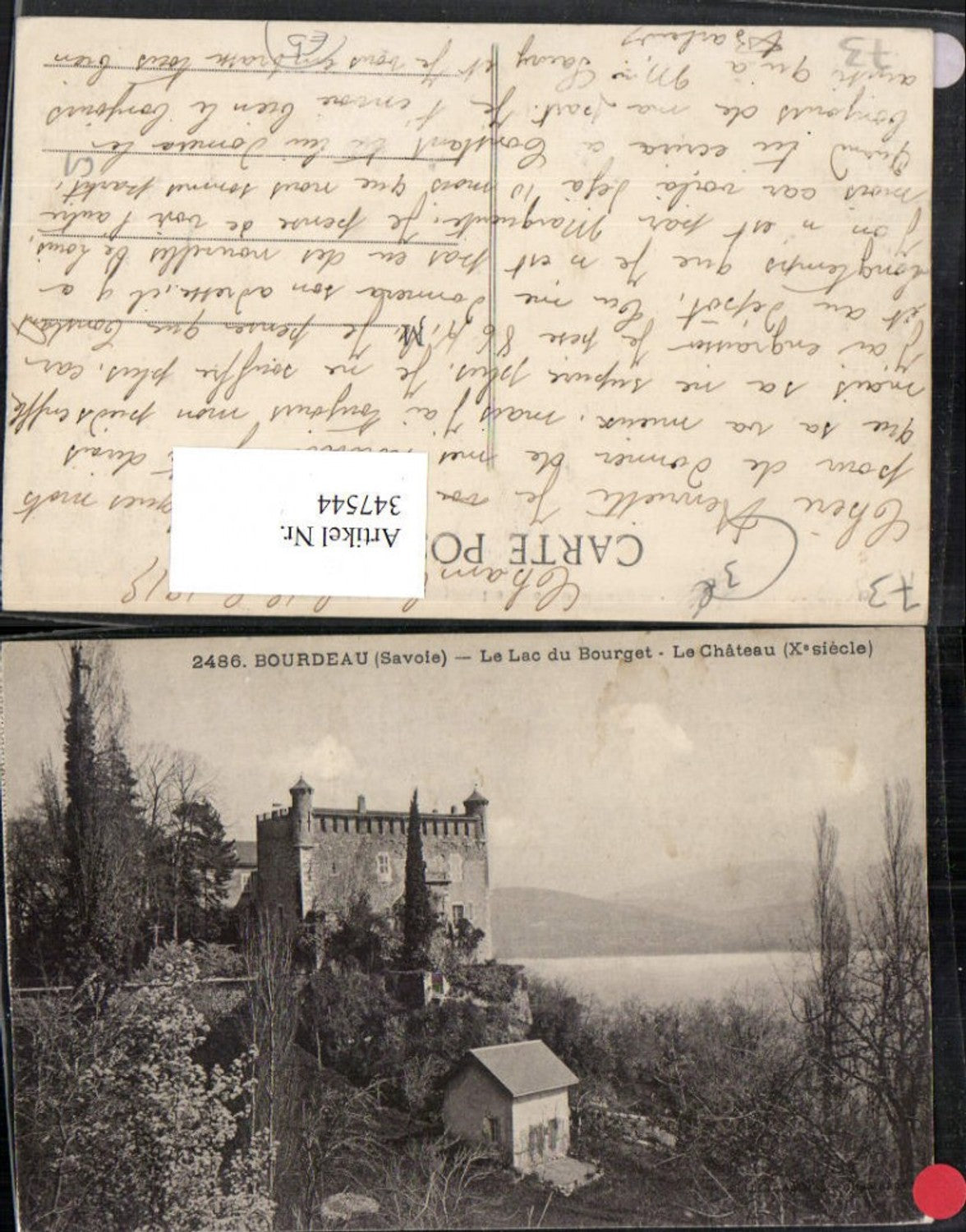 347544,Rhone-Alpes Savoie Bourdeau Le Lac du Bourget Le Chateau Schloss See