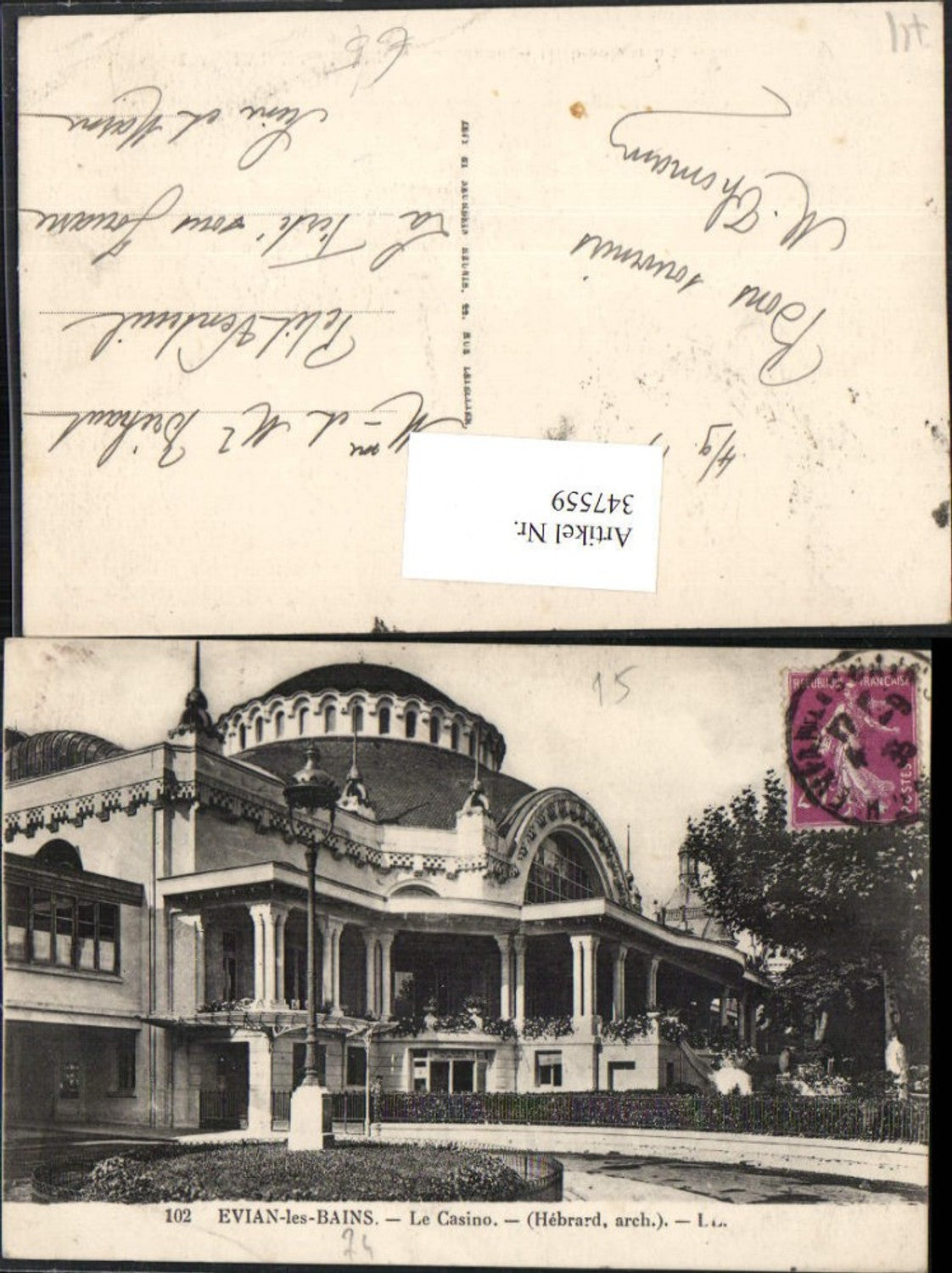 347559,Rhone-Alpes Haute-Savoie Evian-les-Bains Le Casino