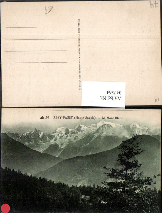 347564,Rhone-Alpes Haute-Savoie Assy-Passy Le Mont Blanc Bergkulisse