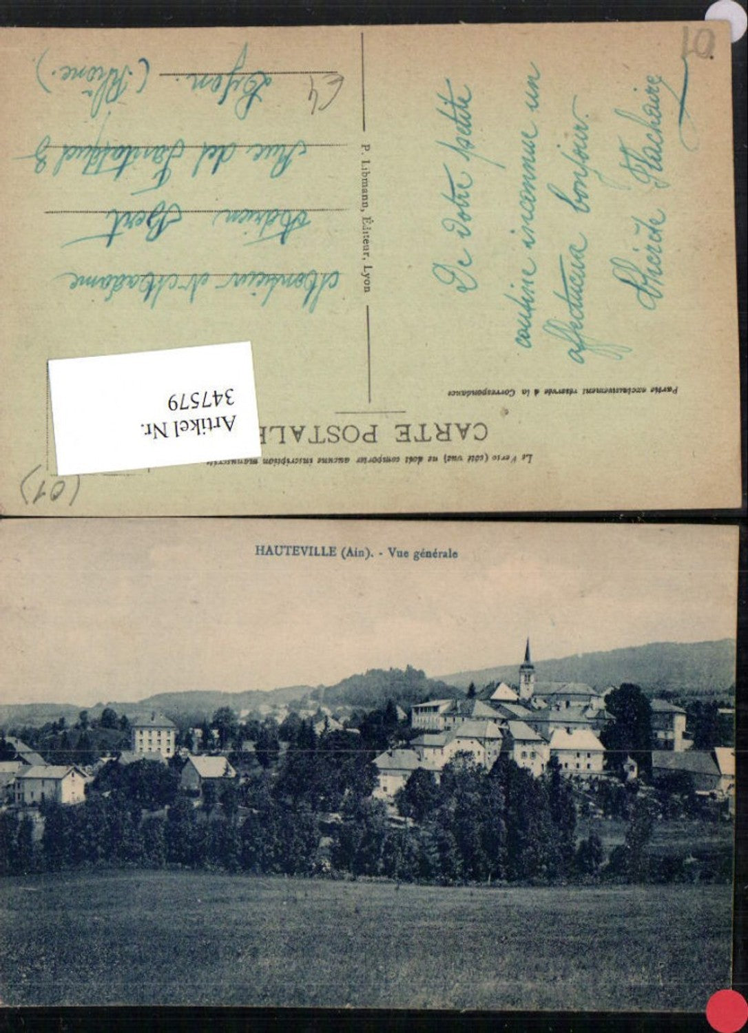 347579,Rhone-Alpes Ain Hauteville Vue generale Totale