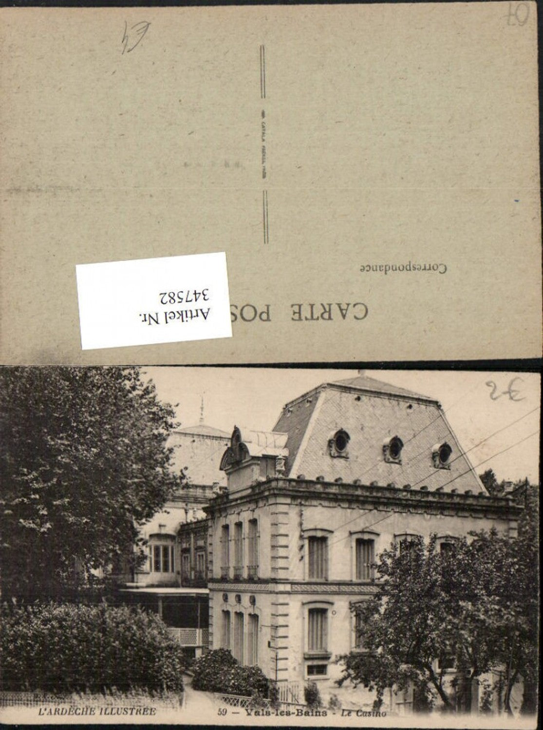 347582,Rhone-Alpes Ardeche Vals-les-Bains Le Casino