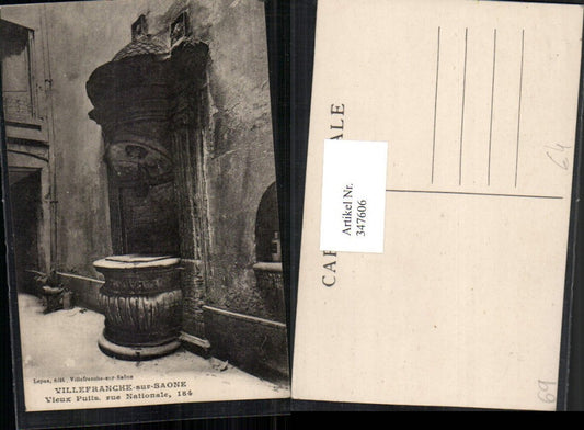 347606,Rhone-Alpes Rhone Villefranche-sur-Saone Vieux Pits Brunnen