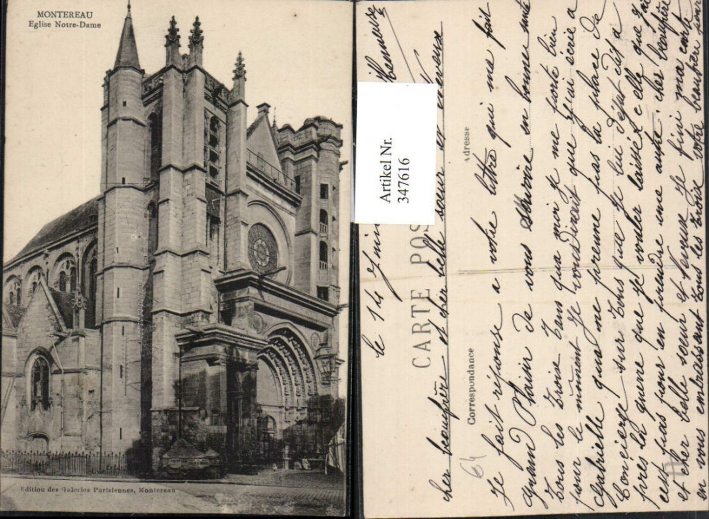 347616,Ile-de-France Seine-et-Marne Montereau Eglise Notre-Dame Kirche