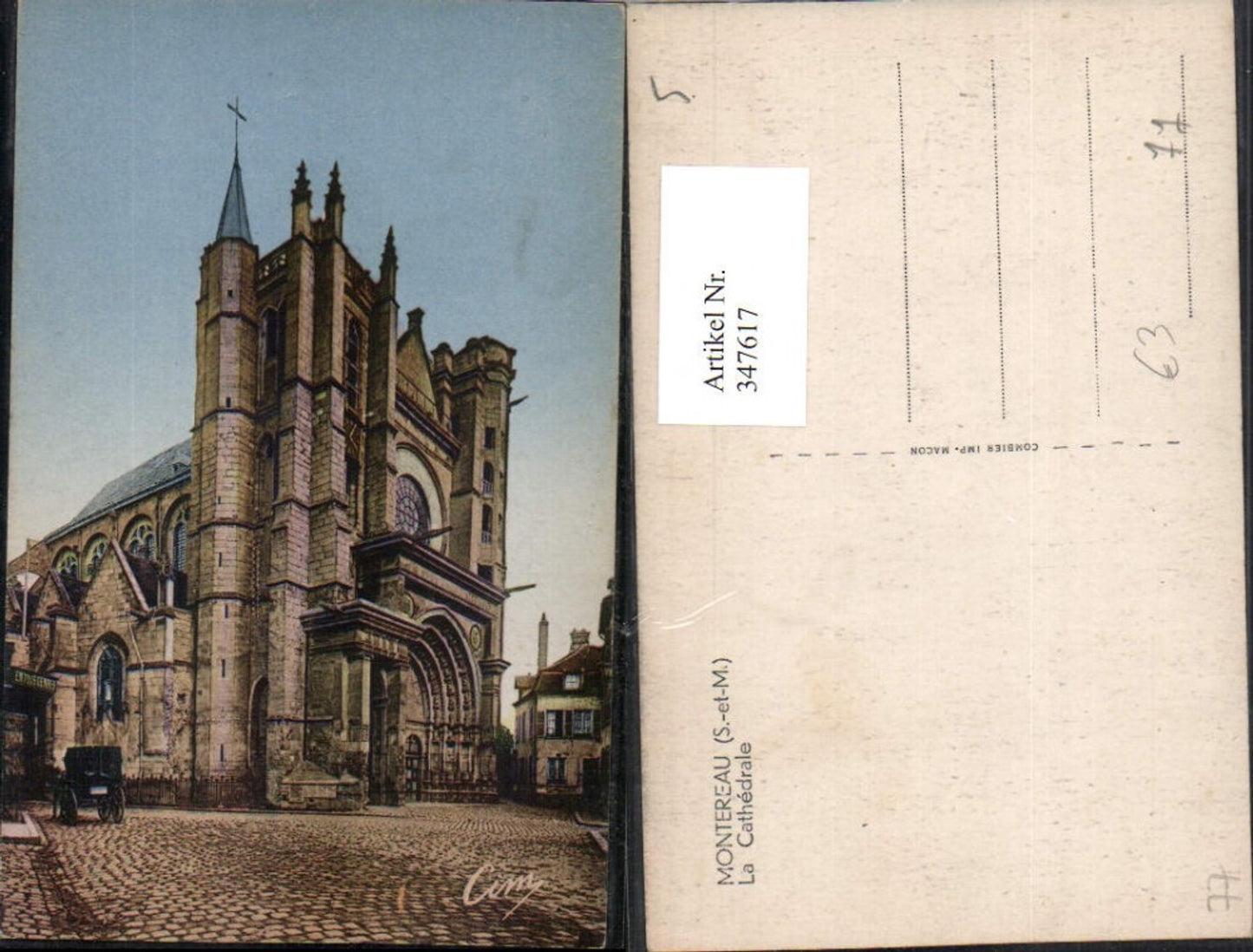 347617,Ile-de-France Seine-et-Marne Montereau La Cathedrale Kirche