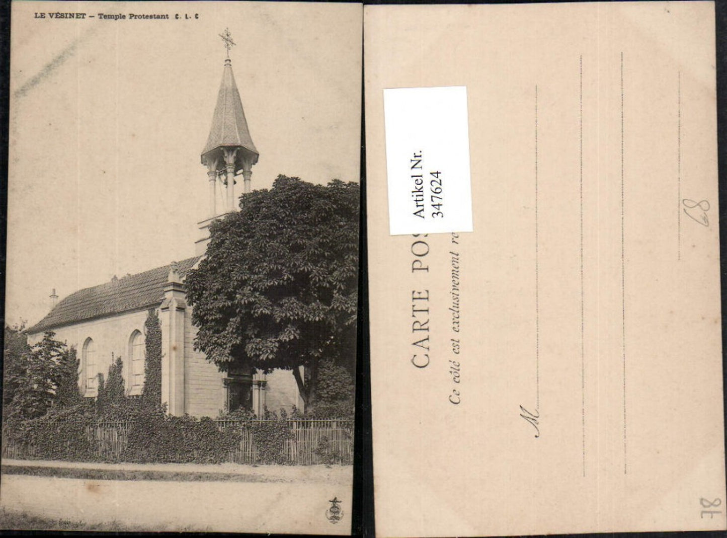 347624,Ile-de-France Yvelines Le Vesinet Temple Protestant Kirche