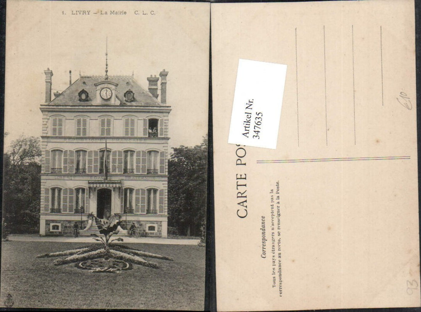 347635,Ile-de-France Seine-Saint-Denis Livry La Mairie Rathaus