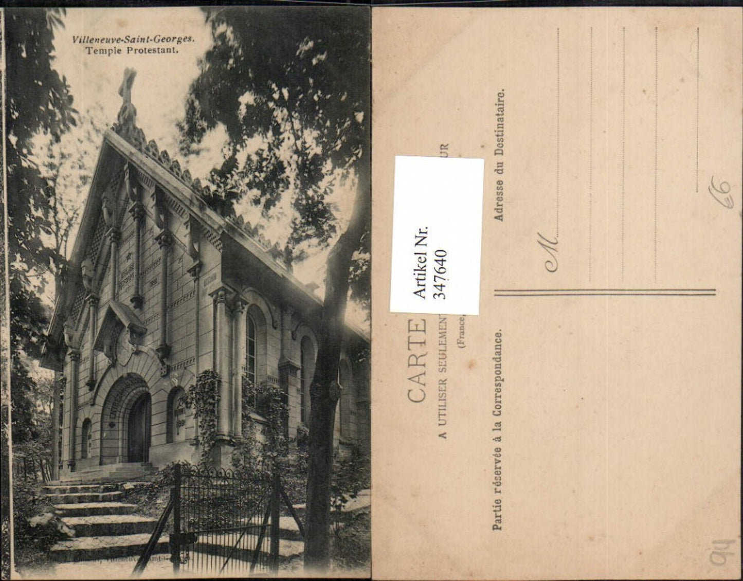 347640,Ile-de-France Val-de-Marne Villeneuve-Saint-Georges Temple Protestant Kirche