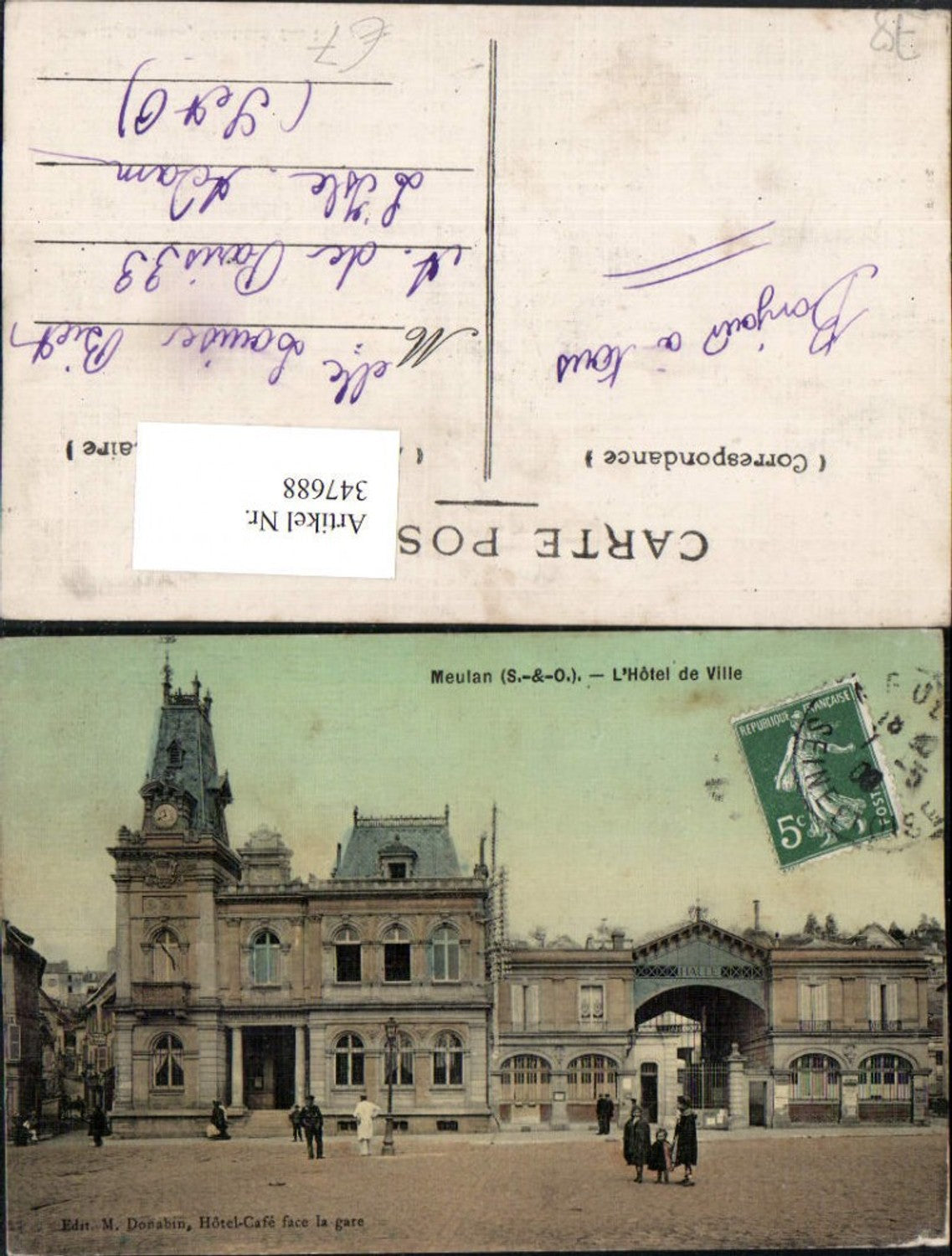 347688,Ile-de-France Yvelines Meulan L'Hotel de Ville Rathaus
