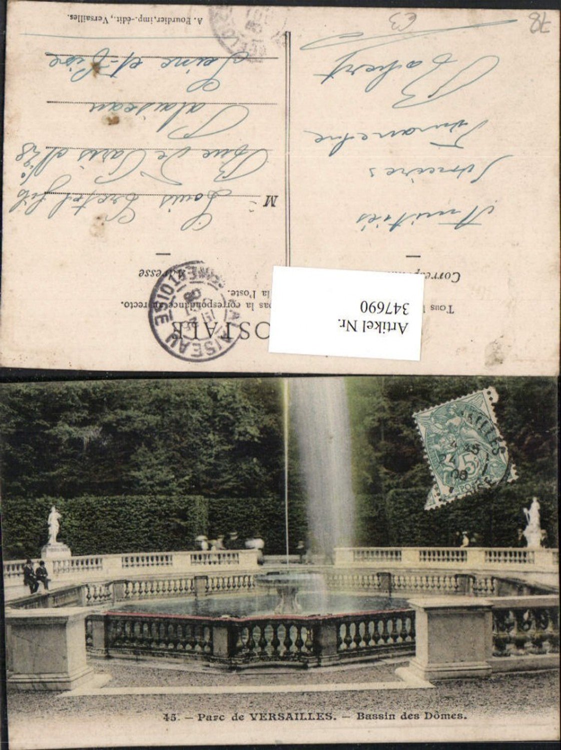 347690,Ile-de-France Yvelines Parc de Versailles Bassin des Domes Park Springbrunnen Fontäne