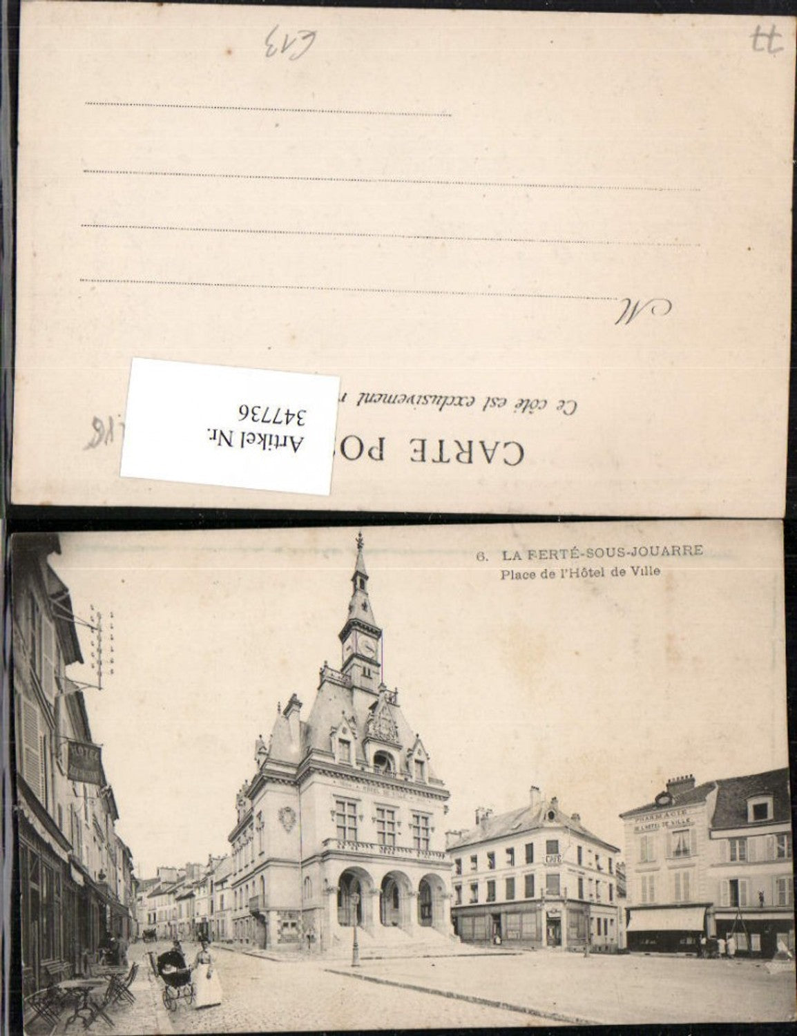 347736,Ile-de-France Seine-et-Marne La Ferte-sour-Jouarre Place de l'Hotel de Ville Town Hall