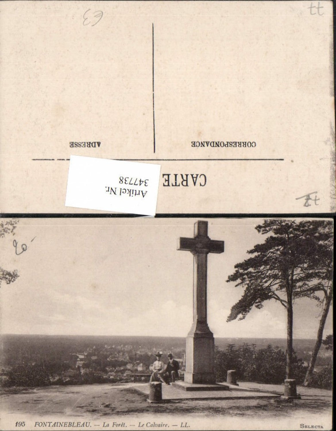 347738,Ile-de-France Seine-et-Marne Fontainebleau La Foret Le Calvaire Kreuz