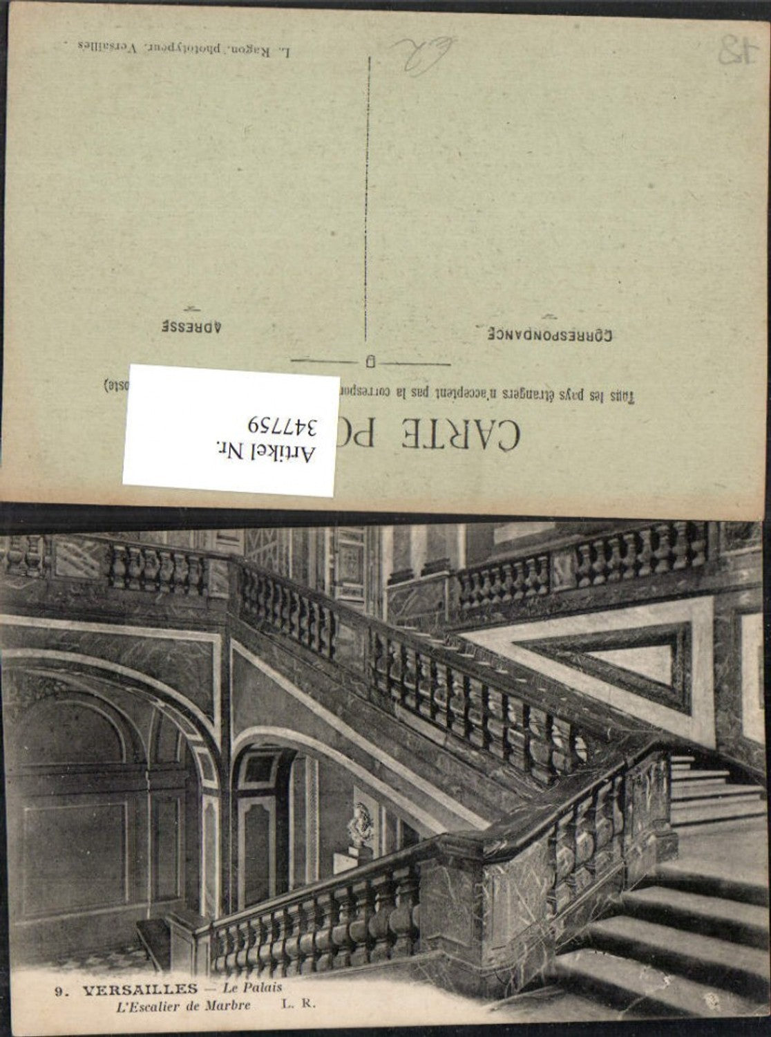 347759,Ile-de-France Yvelines Versailles Le Palais Escalier de Marbe Stiegen