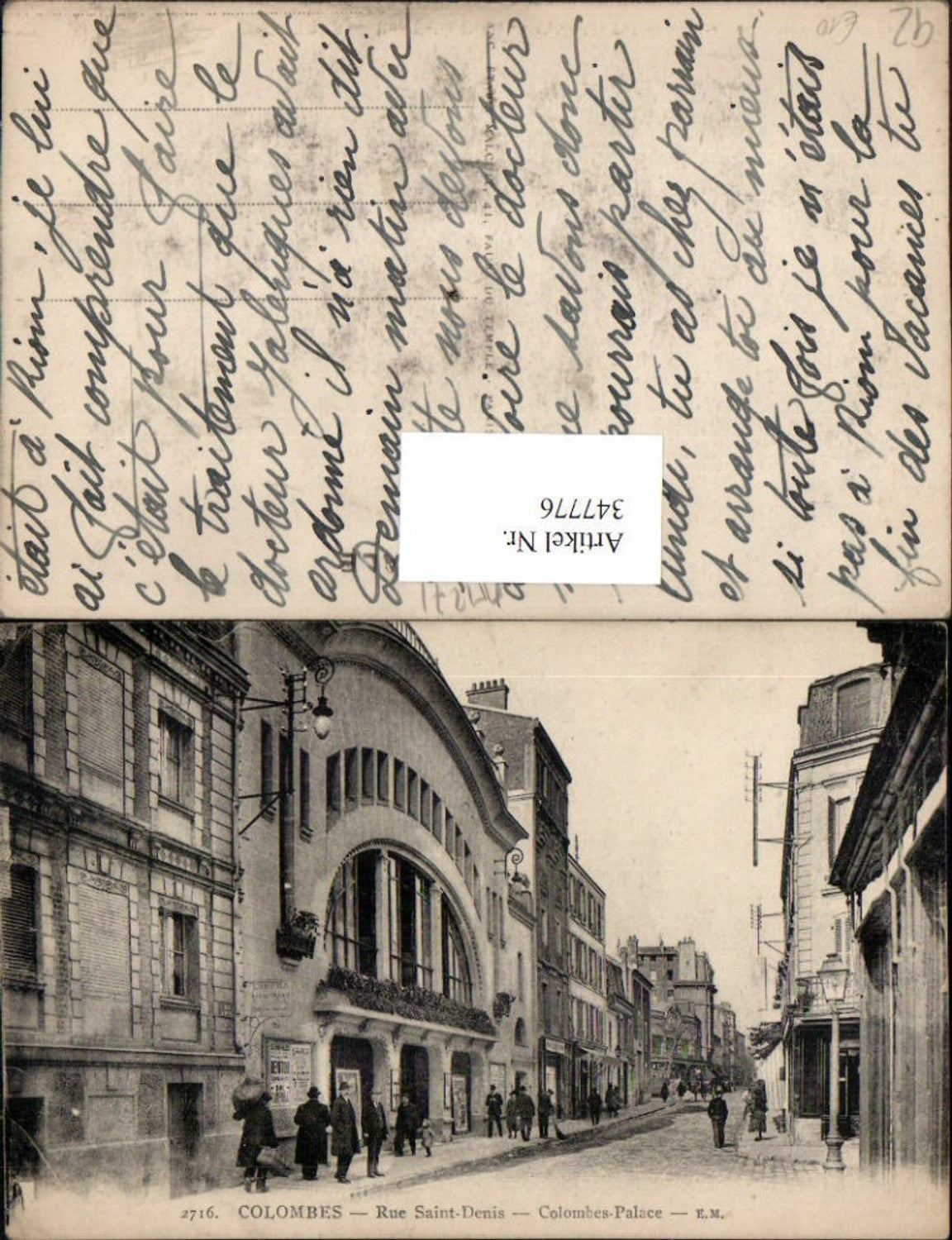 347776,Ile-de-France Hauts-de-Seine Colombes Rue Saint-Denis Straßenansicht