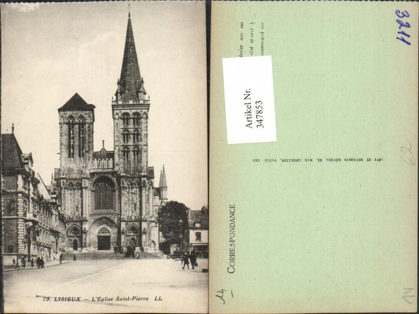 347853,Basse-Normandie Calvados Lisieux L'Eglise Saint-Pierre Kirche