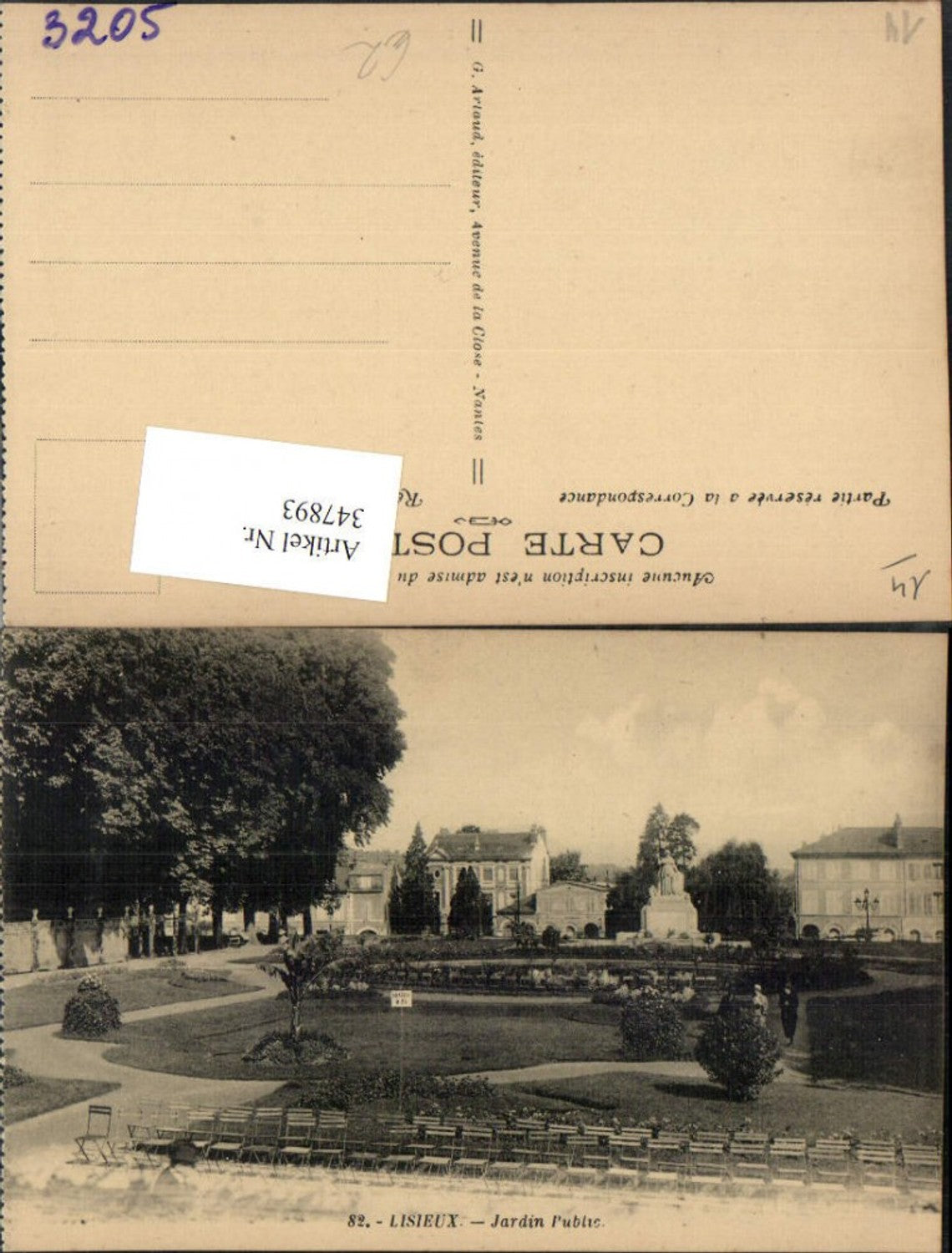 347893,Basse-Normandie Calvados Lisieux Jardin Public Park