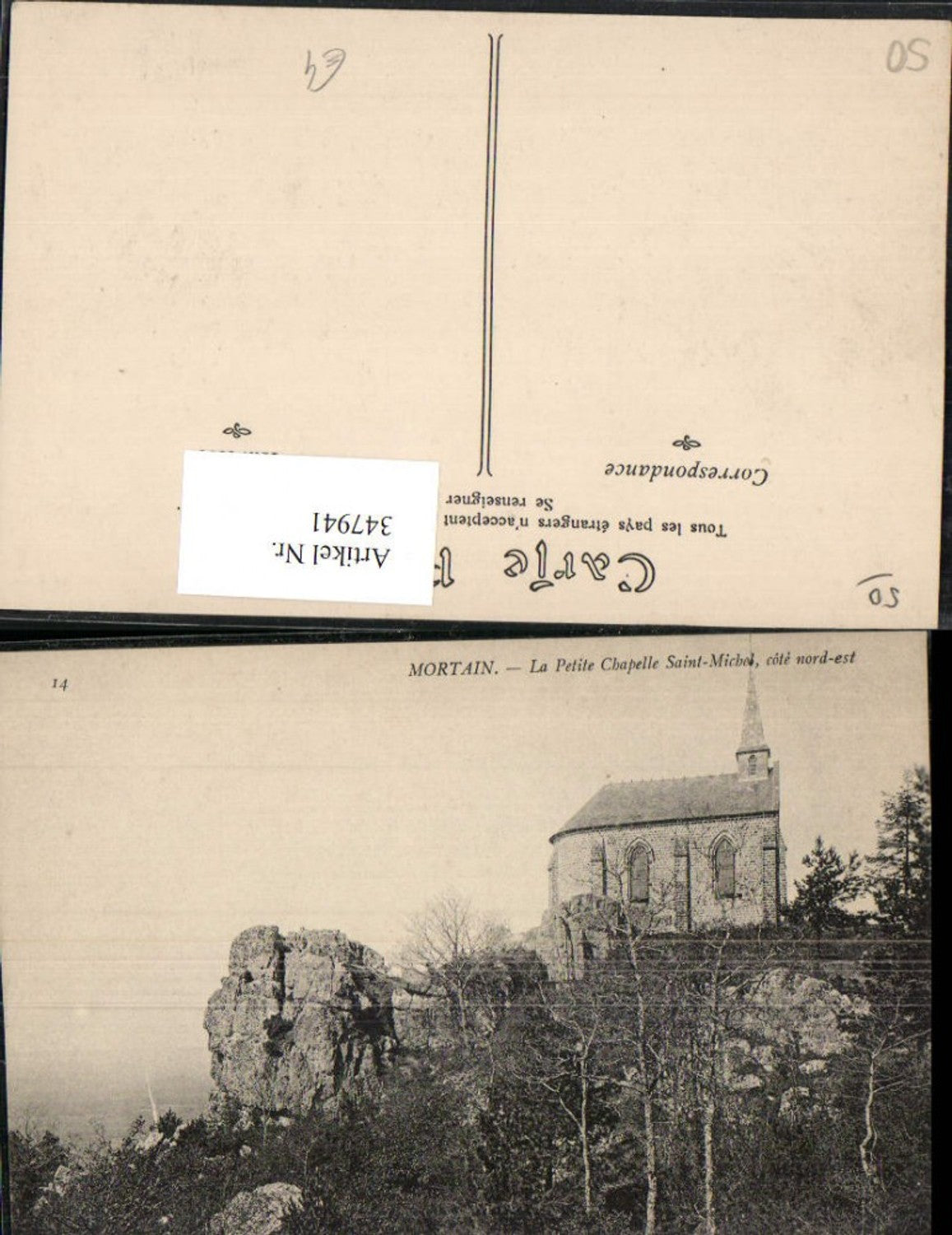 347941,Basse-Normandie Manche Mortain La Petite Chapelle Saint-Michel Kapelle