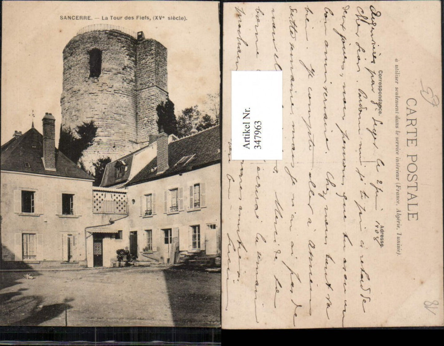 347963,Centre Cher Sancerre La Tour des Fiefs Turm