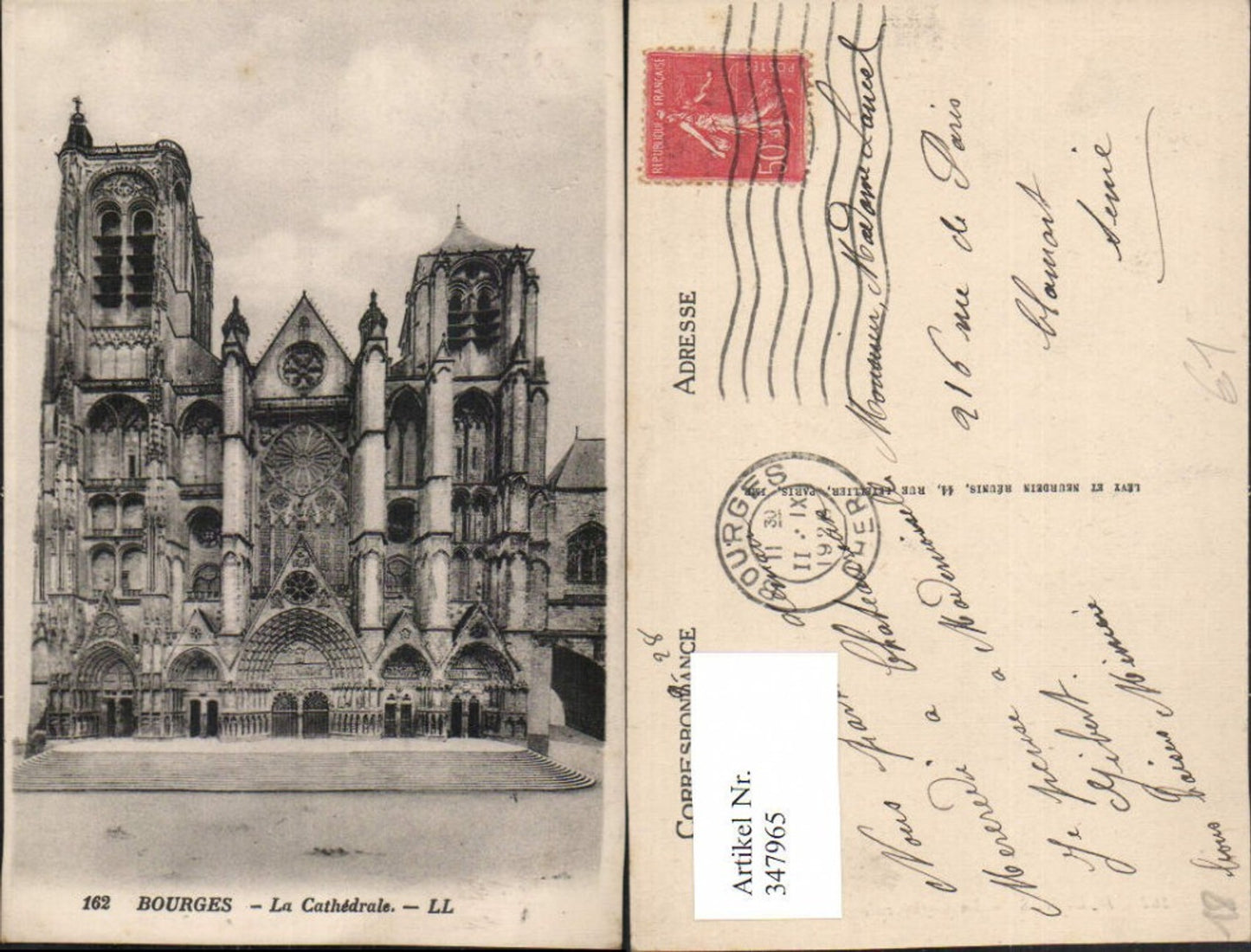 347965,Centre Cher Bourges La Cathedrale Kirche