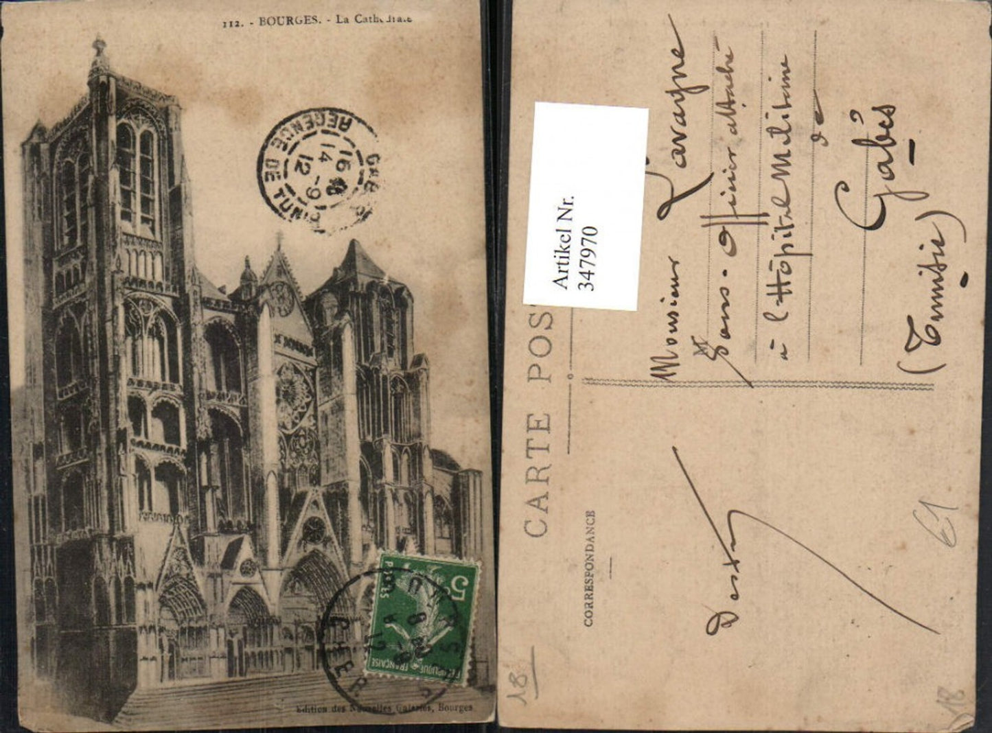 347970,Centre Cher Bourges La Cathedrale Church