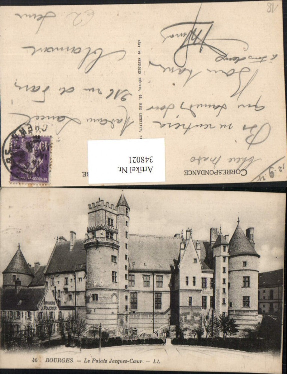 348021,Centre Cher Bourges Le Palais Jacques Coeur Schloss