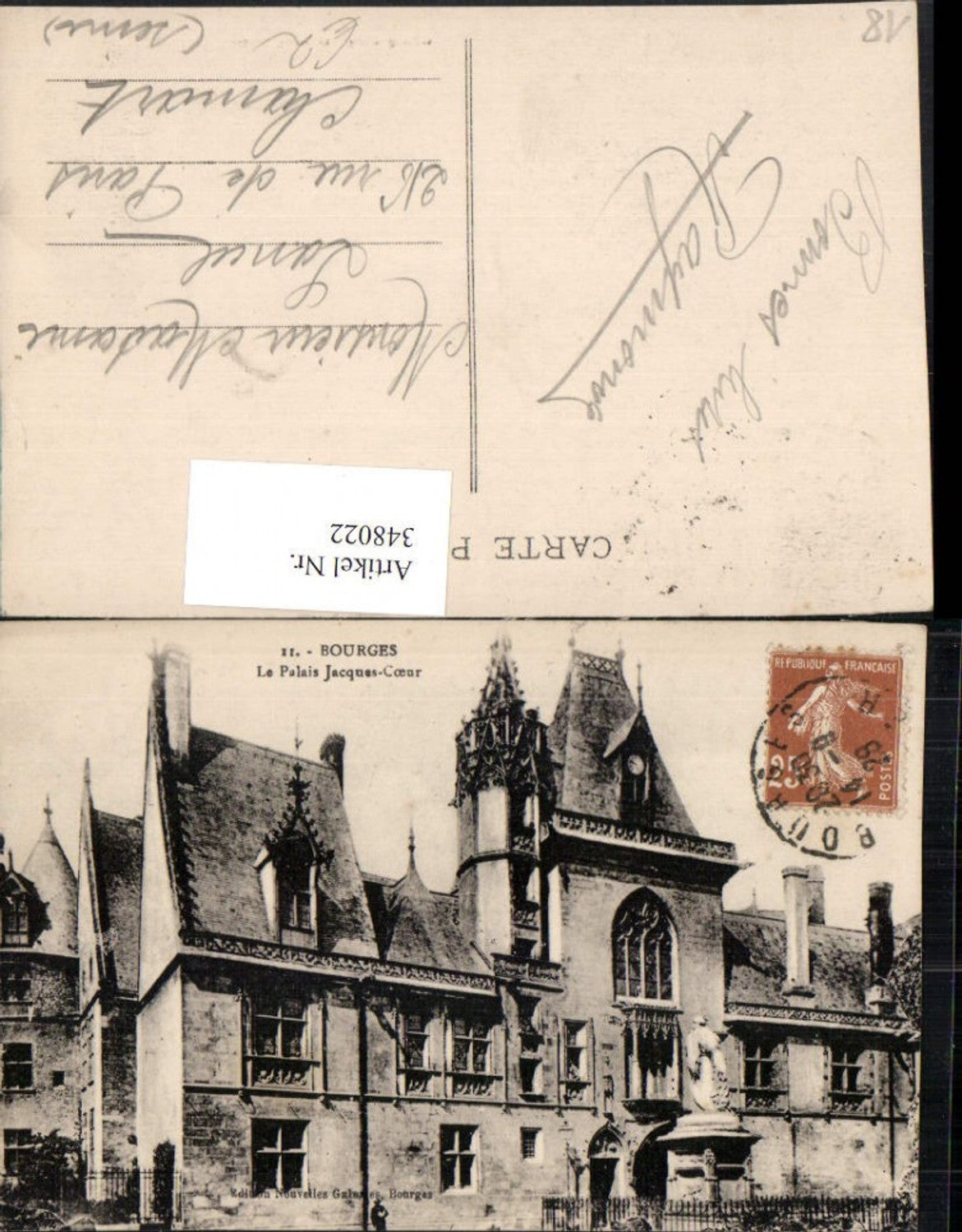 348022,Centre Cher Bourges Le Palais Jacques Coeur Castle Monument