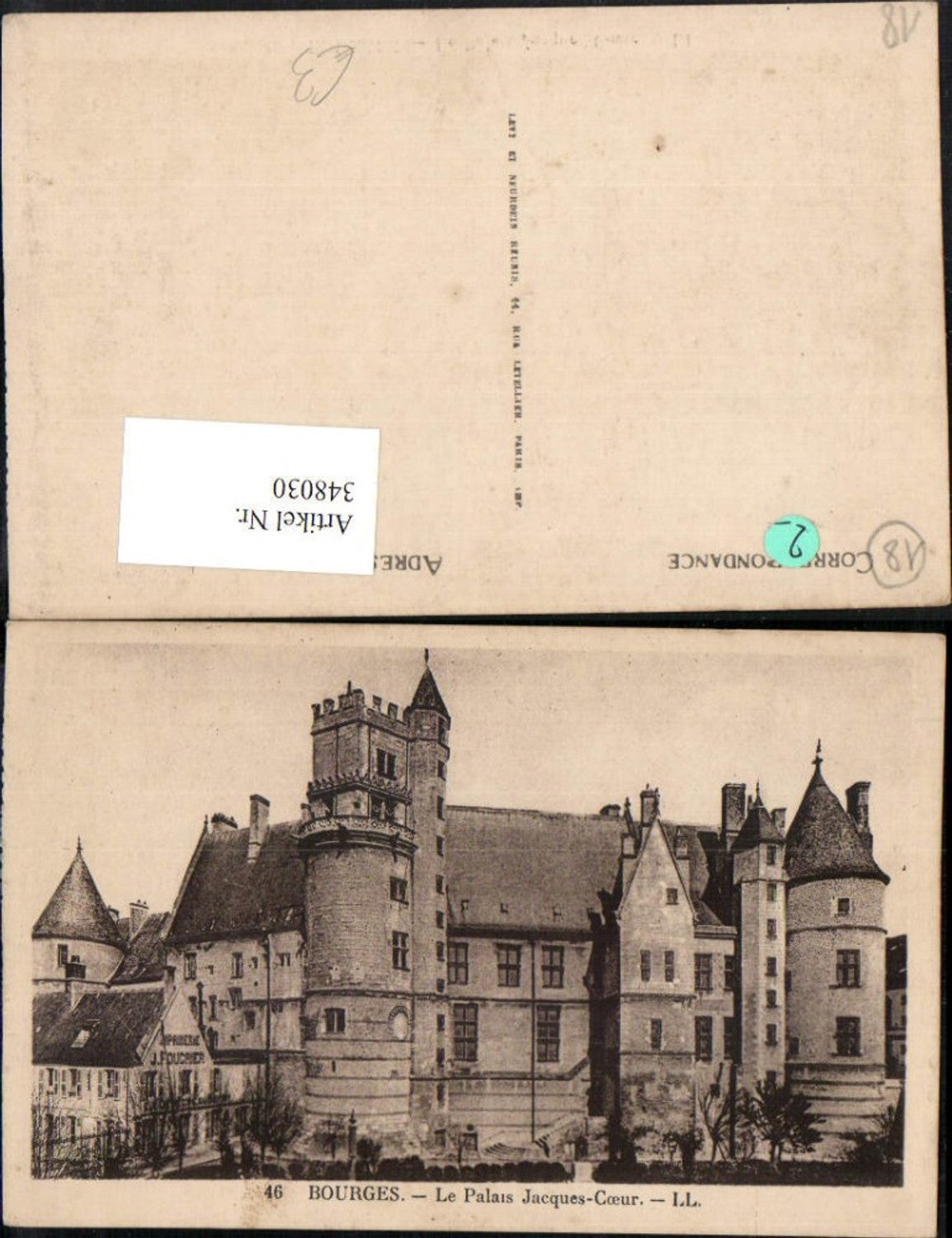 348030,Centre Cher Bourges Le Palais Jacques Coeur Schloss