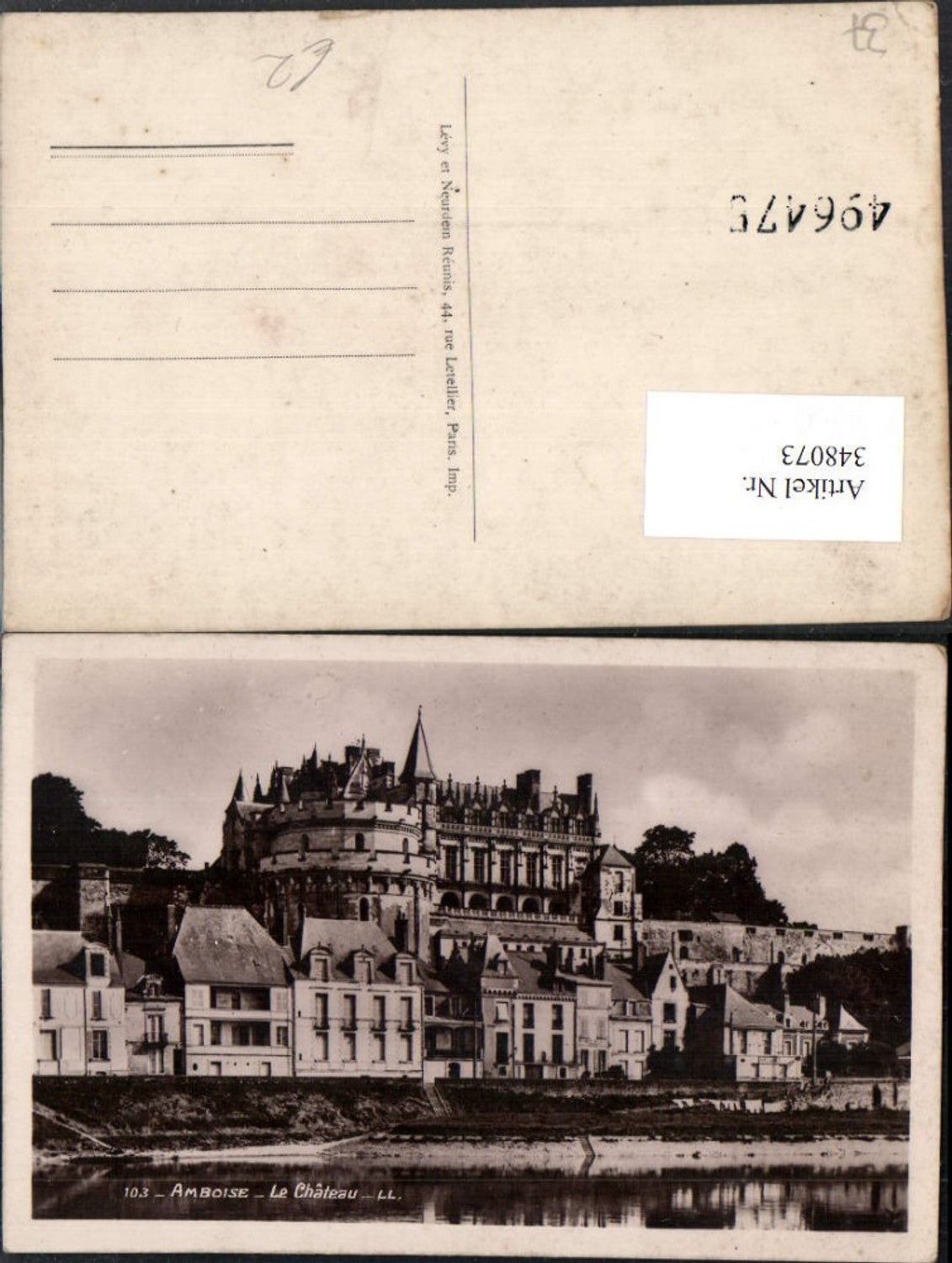 348073,Centre Indre-et-Loire Amboise Le Chateau Schloss