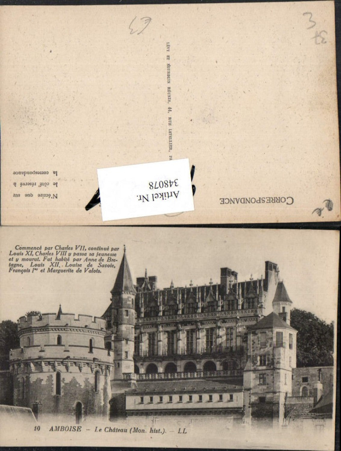 348078,Centre Indre-et-Loire Amboise Le Chateau Schloss