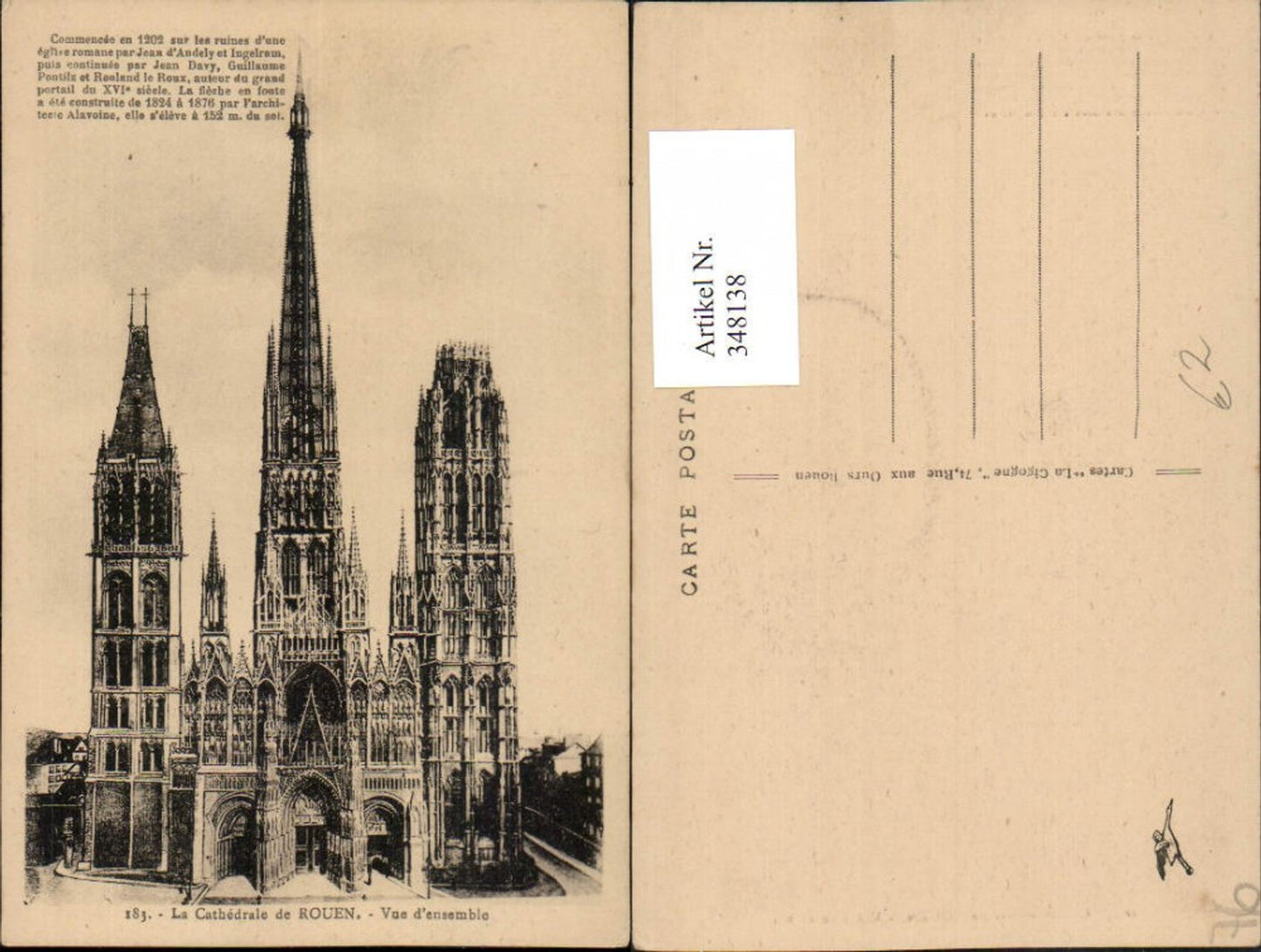 348138,Haute-Normandie Seine-Maritime Rouen Cathedrale Kirche