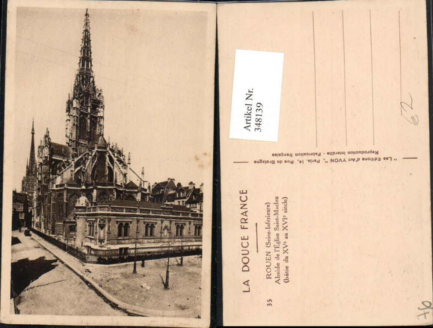 348139,Haute-Normandie Seine-Maritime Rouen Eglise Saint-Maclou Kirche