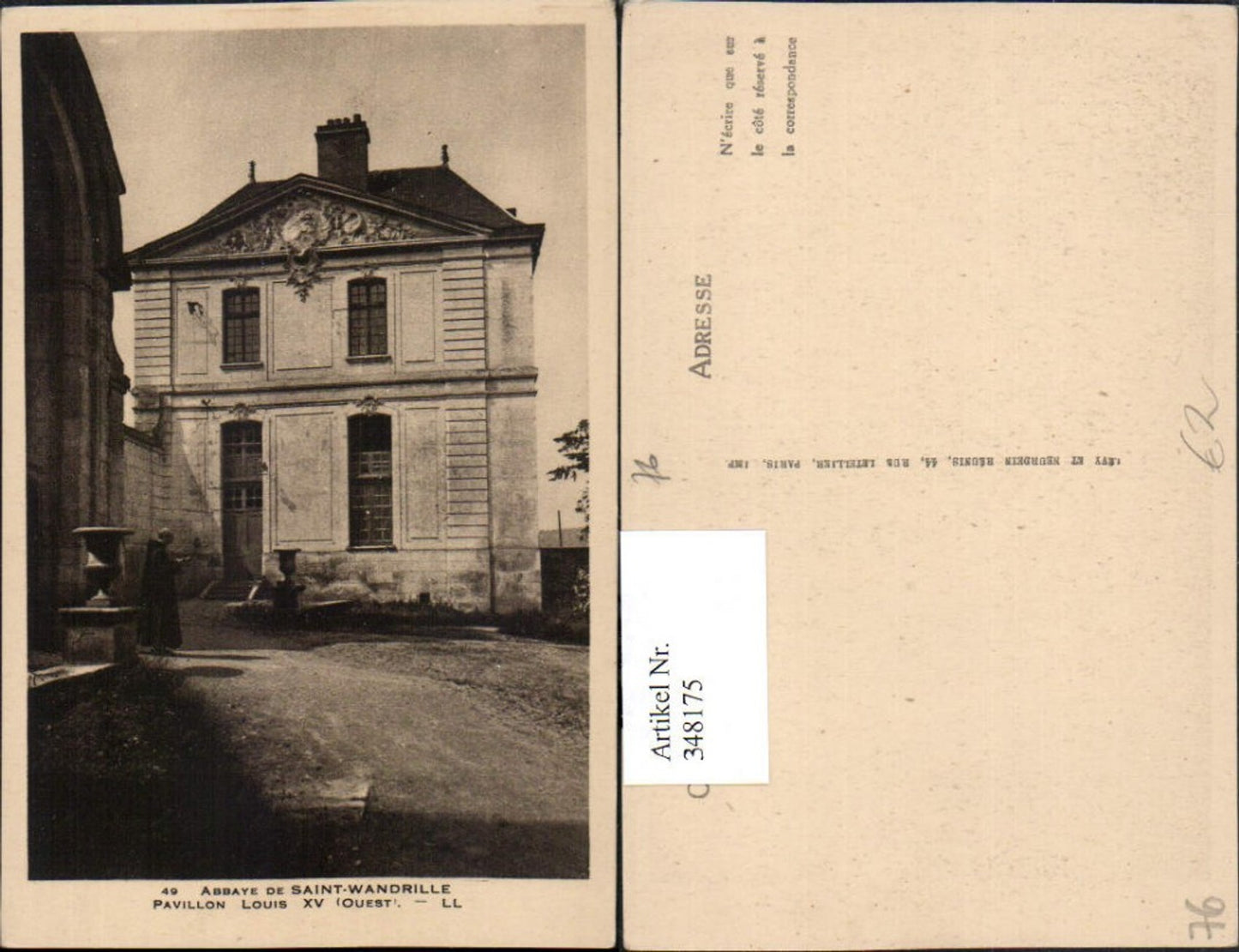 348175,Haute-Normandie Seine-Maritime Saint-Wandrille Abbaye Pavillon Louis