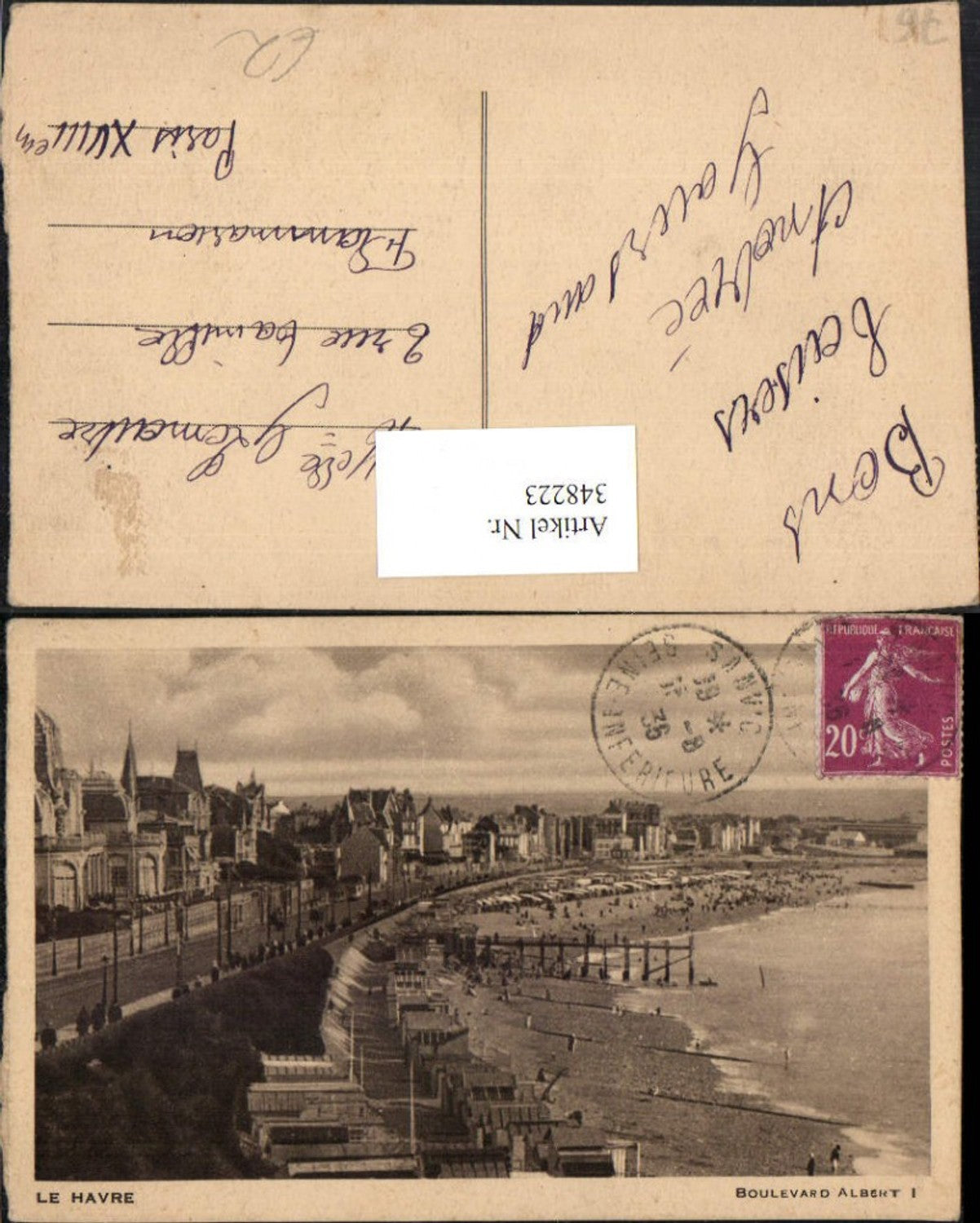 348223,Haute-Normandie Seine-Maritime Le Havre Boulevard Albert Strand Proemande