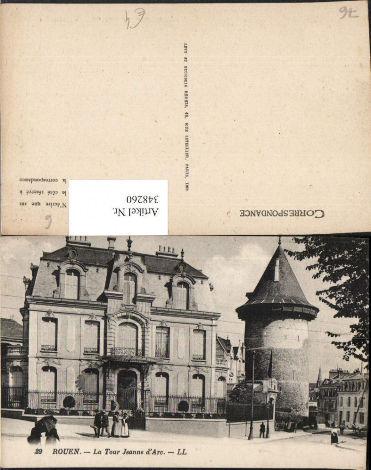348260,Haute-Normandie Seine-Maritime Rouen La Tour Jeanne d'Arc Turm