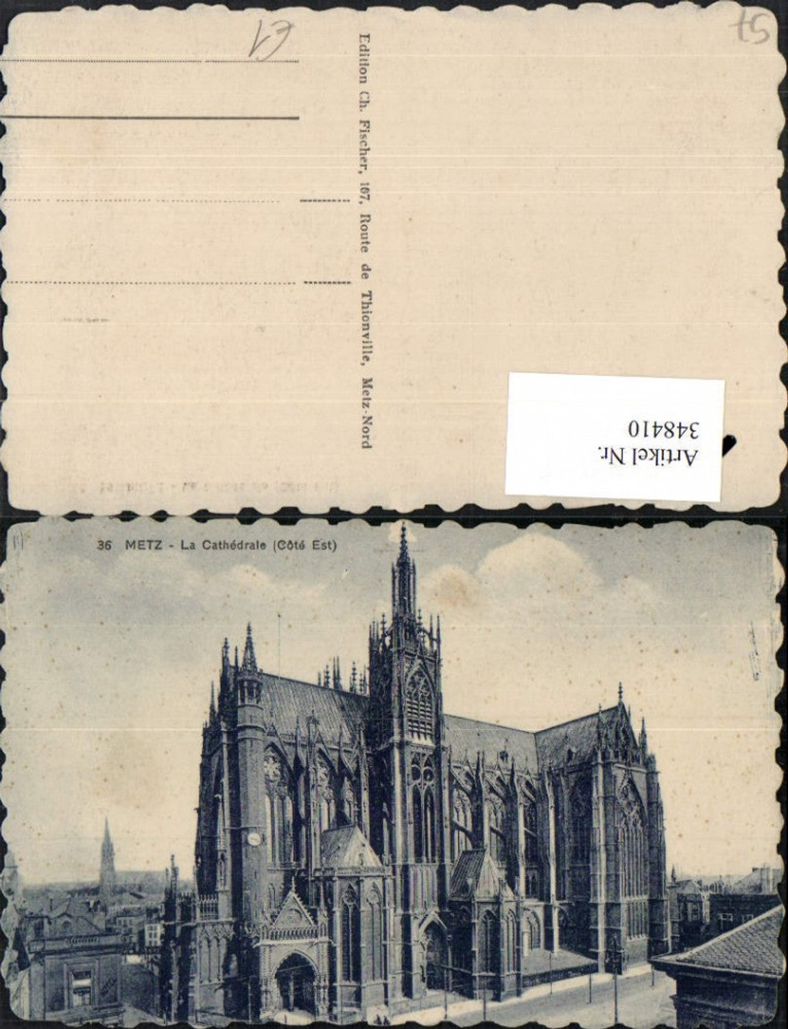 348410,Lothringen Moselle Metz La Cathedrale Kirche