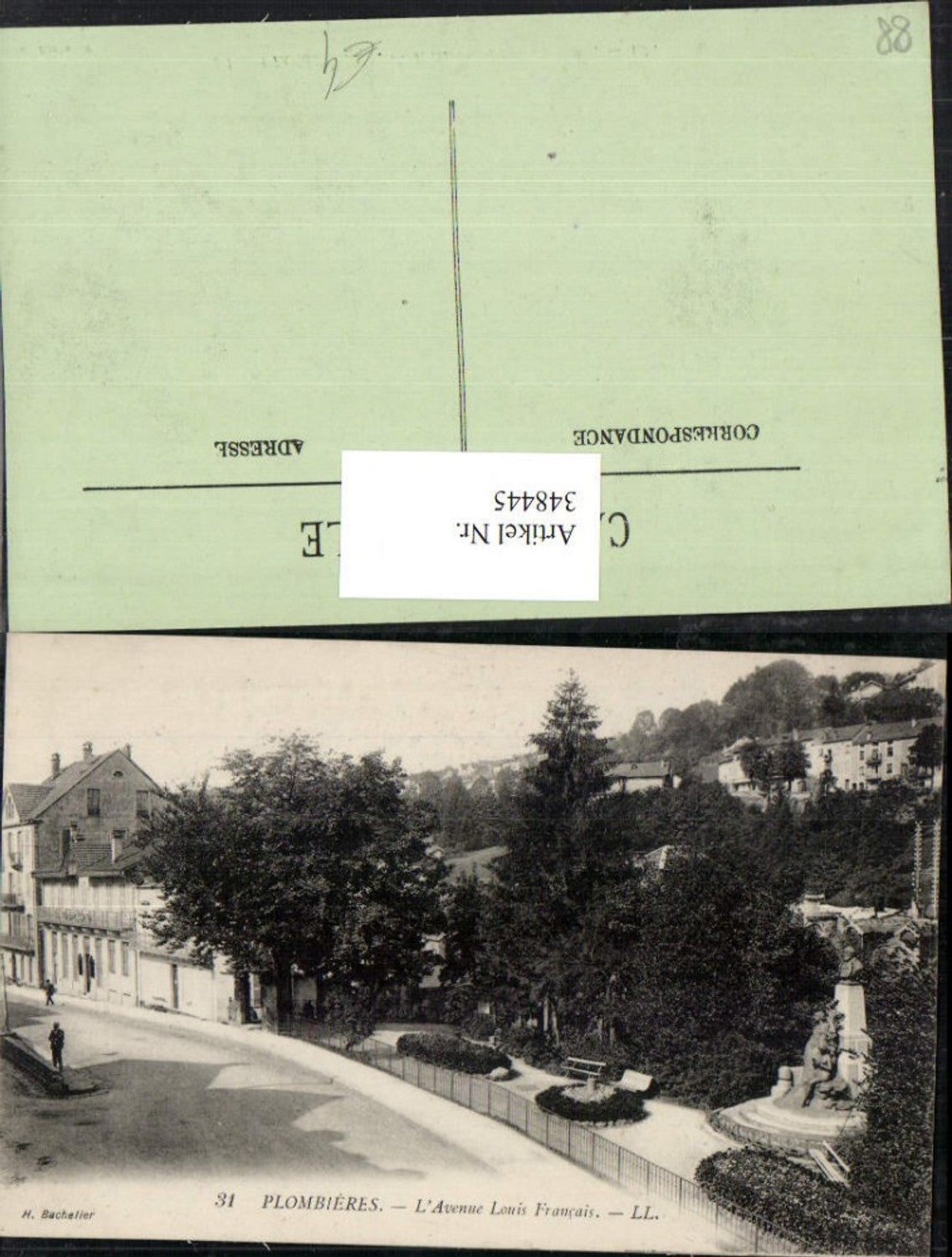 348445,Lothringen Vosges Plombieres L'Avenue Louis Francais