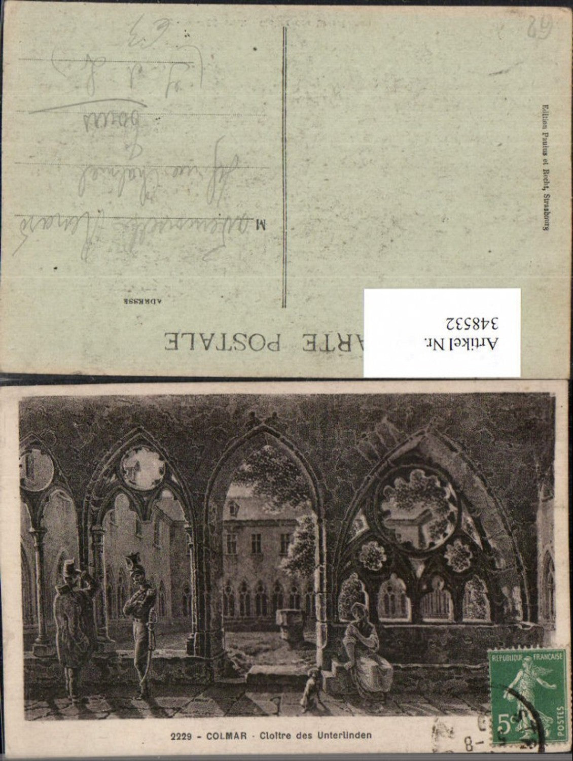 348532,Elsass Haut-Rhin Colmar Cloitre des Unterlinden Kloster