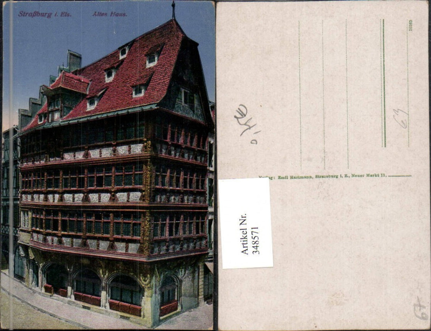 348571,Elsass Bas-Rhin Straßburg Strasbourg Altes Haus