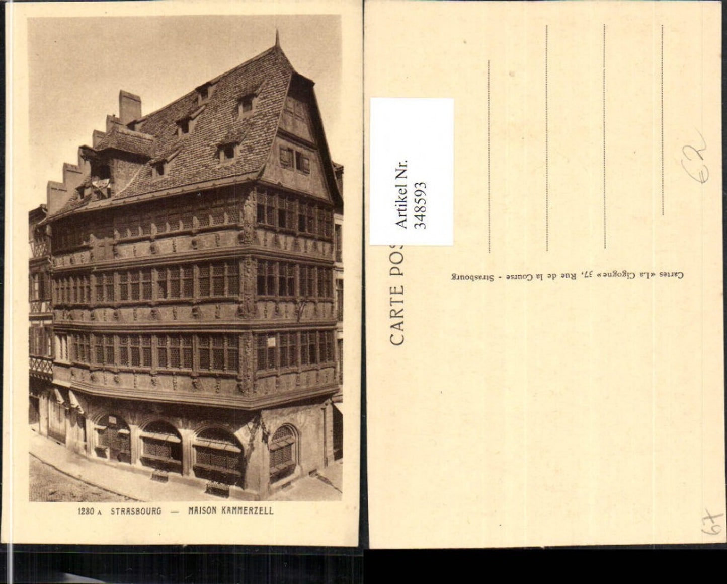 348593,Elsass Bas-Rhin Strasbourg Straßburg Maison Kammerzell Haus
