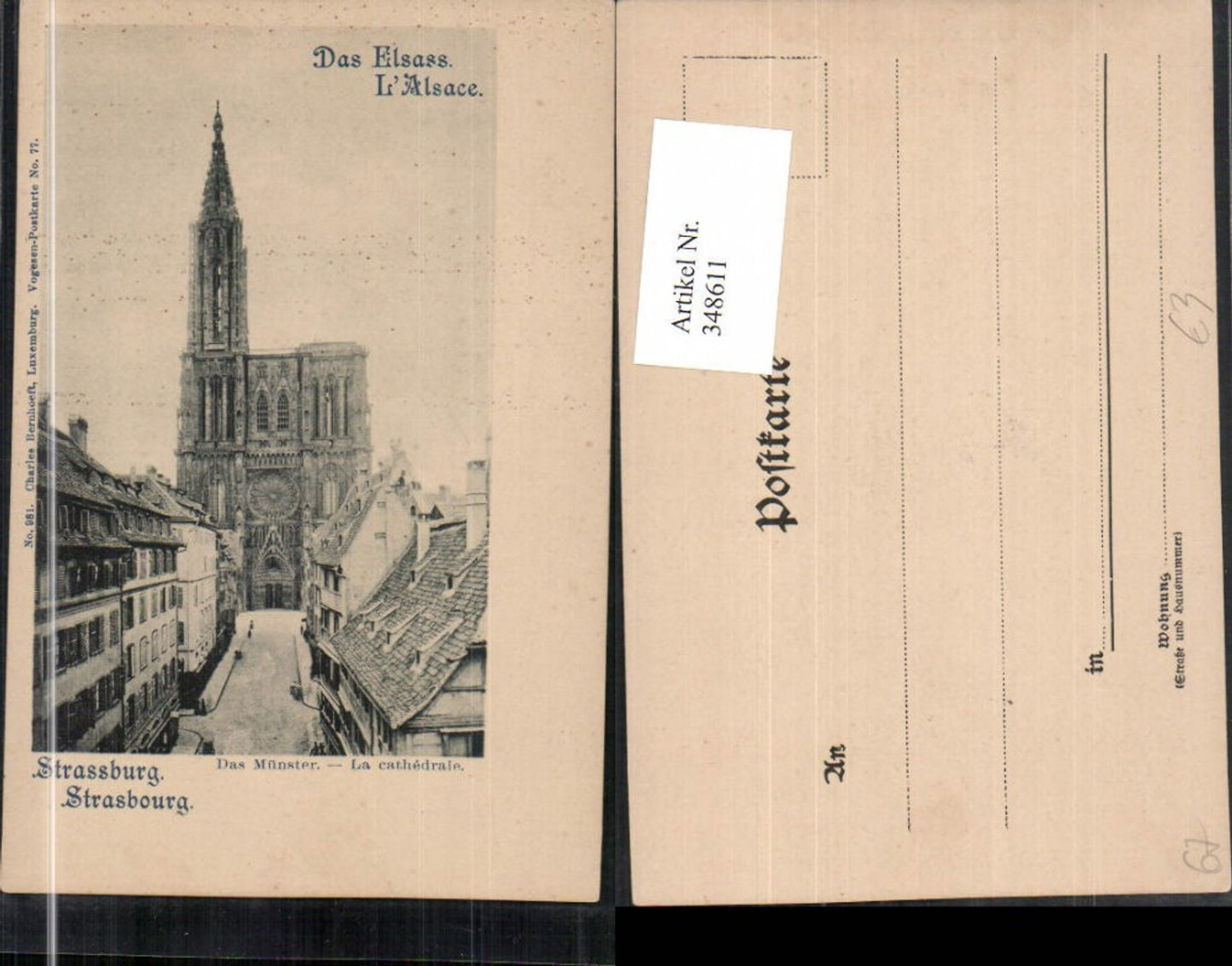 348611,Elsass Bas-Rhin Straßburg Strasbourg Münster Cathedrale Kirche