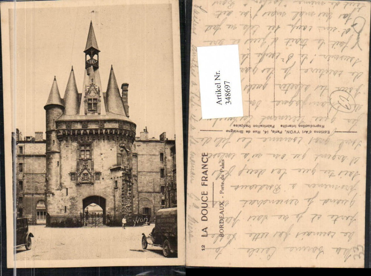 348697,Aquitanien Gironde Bordeaux Porte du Palais Portal