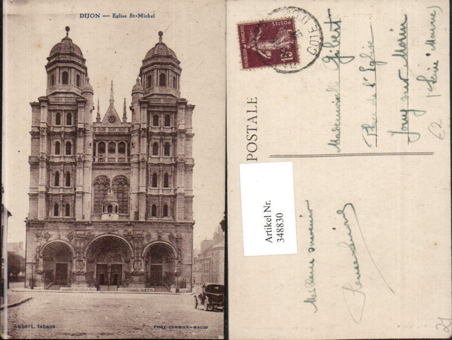 348830,Burgund Cote-Or Dijon Eglise St-Michel Kirche